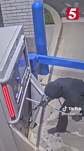 Video released on Friday show suspects using reportedly stolen pickup trucks to rip an ATM out of the ground. Police are still searching for suspects.