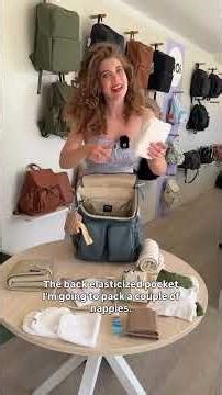 How to pack the OiOi Signature Nappy Backpack for a Newborn