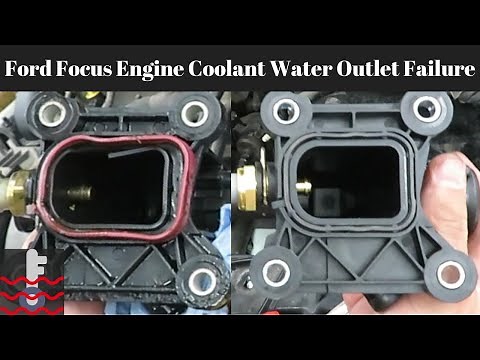 Ford Focus (2012-2018) Coolant Leak Repair: Replacing Faulty Engine Coolant Water Outlet