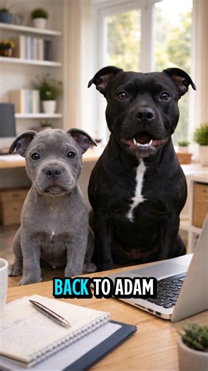 Molly & Stanley have been doing some research 🧐 on the web 🧑‍💻🐶🐶 and found something interesting 🧐🖥️ 🤣 #MollyAndStanley #staffy #funnyreelsvideo #comedyreels #funnyreels #funnydogs | Staffy Lover