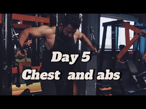 Beach Body Series | Day 5: Chest & Abs Workout (45 Day Minicut)