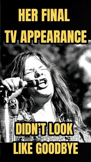 Janis Joplin’s Final TV Appearance Didn’t Feel Like a Goodbye