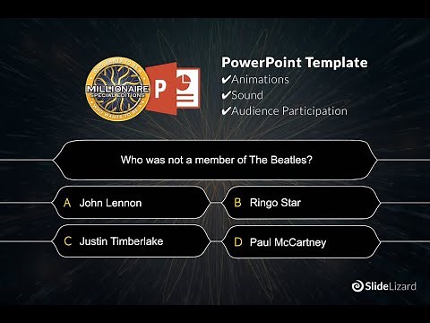 Who wants to be a Millionaire - PowerPoint Template Tutorial | Free Download with SlideLizard (2025)
