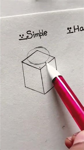How to draw Gift box in 3 ways! 🎁 #art #shorts #trending #drawing #viral