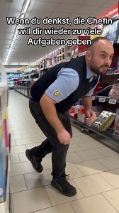 392K views · 7.7K reactions | Wer drückt sich auch immer vor neuen Aufgaben? Video dient der Unterhaltung.#fypシ #fyp #fürdich #lidl #lidldeutschland #arbeit #work #einzelhandel #familie_kublik #fürth | Familie Kublik | Facebook
