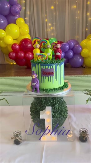 Teletubbies 1st Birthday Party Decorations