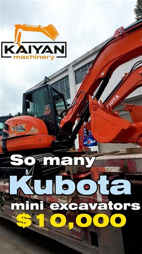 Kubota Mini Excavators: Small Body, BIG Power!