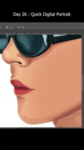 Day 26 : Quick Digital Portrait 26/30 #digitalart