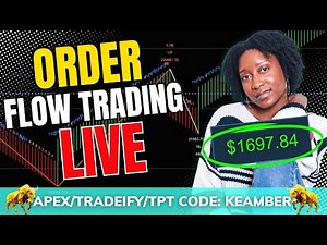Order Flow Trading LIVE: ALMOST Passed My 1st Tradeify Account