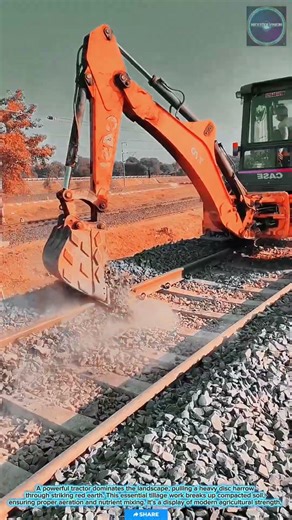 REAL & VIBE: Railway Ballast Tamping Attachment for Track Maintenance and Stability