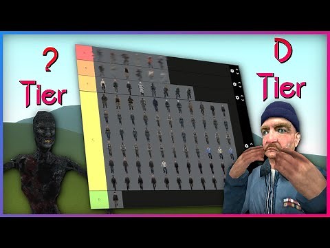 …So Here’s A Garry's Mod Playermodel Tier List