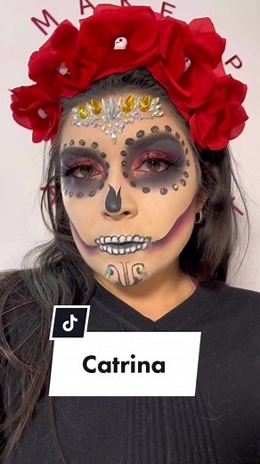 #tiktokhalloween #catrinamakeup #halloweenmakeup #makeup #catrina