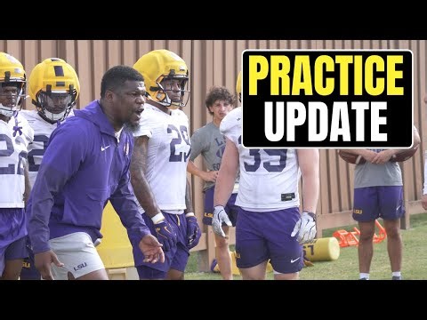 LSU Spring Practice UPDATE: NOTES from WRs/QBs