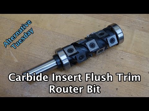 Carbide Insert Flush Trim Router Bit