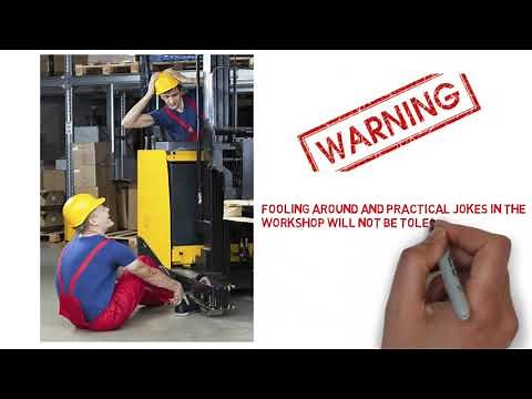 Auto workshop rules and safety rules