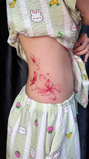 Hình xăm Bướm siêu hottt 😍😍 #hinhxambuom #tattoobuom #tattoomini #hinhxambuombuom #xamhinhsaigon