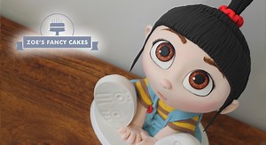 This was a fun cake to create and reminds me of my time on the Minion Mayhem ride at Universal Studios earlier this year 😊 What type of cakes would you like to see more videos of? #minions #dispicableme #agnes | Zoe's Fancy Cakes