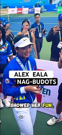 Alex Eala Dancing "Budots" 😅 #alexeala #tennis