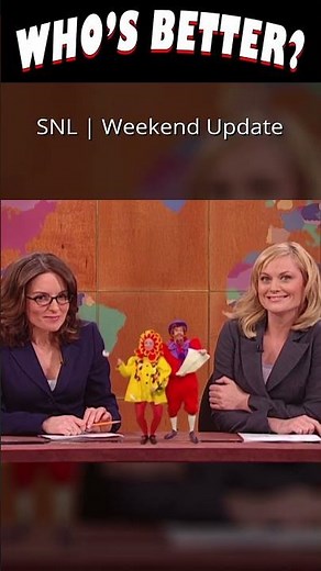 TINA FEY & AMY POEHLER vs. COLIN JOST & MICHAEL CHE | #snl