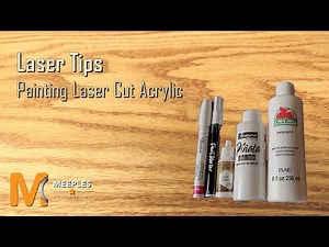 Painting Laser Cut Acrylic