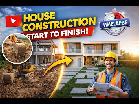 This House Was Built From Start to Finish (Timelapse)
