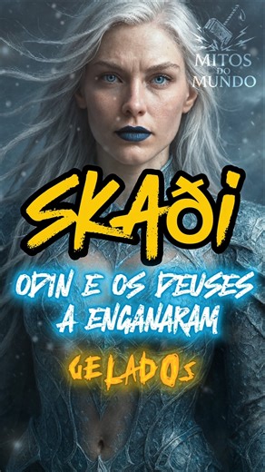 SKADI_ Ela Queria Baldur, porém foi enganada para se casar com Njord #mitologia
