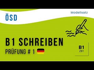 OSD B1 Schreiben trainieren | Effektiv lernen | mit lösungen