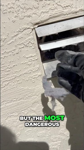DANGER! Dryer Vent Clog Fire Hazard Inside Dryer Machine #diy