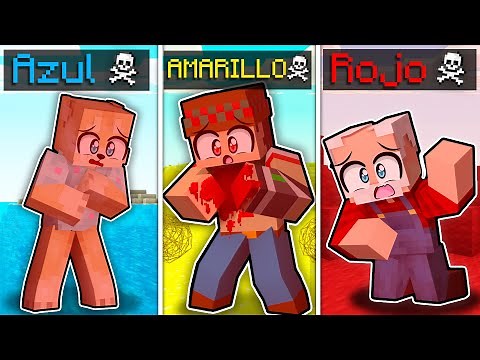 ¡Minecraft PERO los COLORES nos MATAN! 🟥🟨🟩🟦💀 SILVIOGAMER MINECRAFT PERO