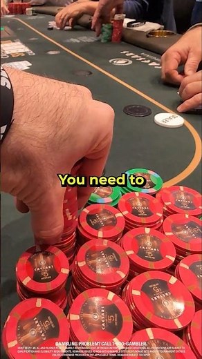 How to stack ALL the poker chips 📈