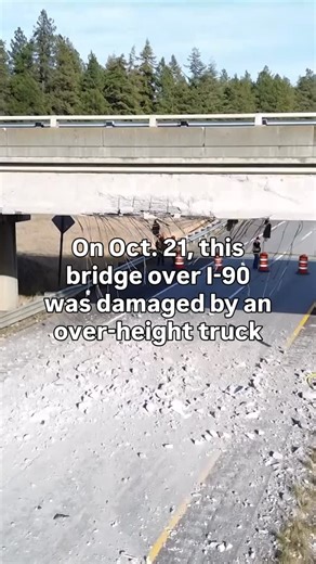 Job done early ✔️ After an over-height truck damaged the Bullfrog Road overpass above westbound I-90 near Cle Elum in October, crews jumped into action and delivered big. Working under emergency authorization, WSDOT and contractor Garco Construction rebuilt the bridge using precast concrete beams to speed up construction and reduce traffic impacts. As a result, the overpass is now open weeks ahead of schedule, restoring access for the community in just 86 days. Crews will return in the spring to