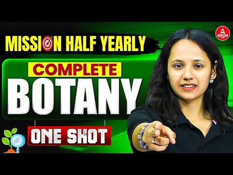 Class 12 Biology Half Yearly 2025 | Complete Botany Revision in One Shot 🌿 | By Nisha Ma'am