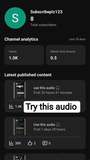 try this audio 🎧