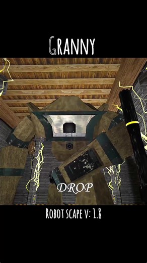 Robot scape v:1.8 Granny Mobile #HORROR #GRANNY