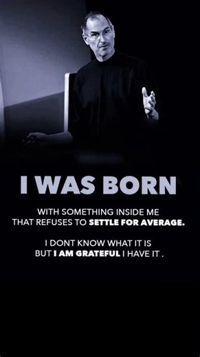 Refuse to Settle for Average #Success #Mindset #Growth #SteveJobs #Focus
