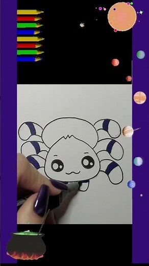 Comment dessiner et colorier des dessins Kawaii. Très facile.