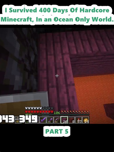 I Survived 400 Days Of Hardcore Minecraft, In an Ocean Only World. (5)