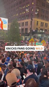 New York Knicks fans shut down 7th Ave following the win to put them up 3-1 🙌😤 (via u/SwellandDecay/reddit) | Knicks Nation