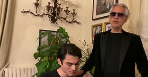 Andrea Bocelli Sings With Son Matteo On ‘The Late Late Show’