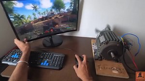 who needs vibration on the controller when u can have vibration on the DESK!! 💀🤣 | PC Parts Extreme Computer