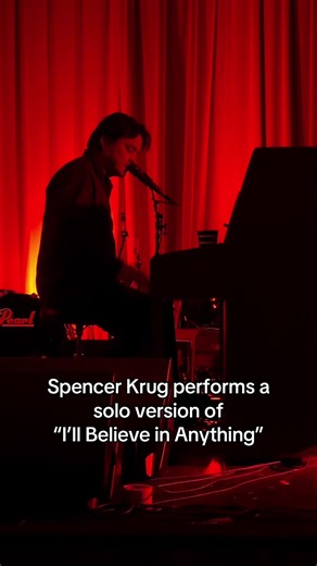 Spencer Krug's Solo Piano Performance in Vancouver