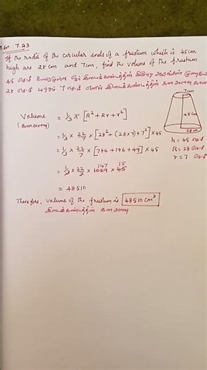 10th std maths Example sum- 7. 23