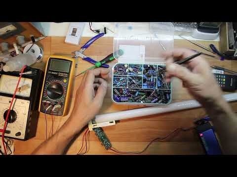 Fluorescent lamp. Repair