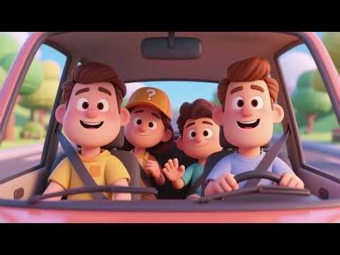 Car Ride 🚗👫 | Are We There Yet? | Fun Kids Road Trip Song