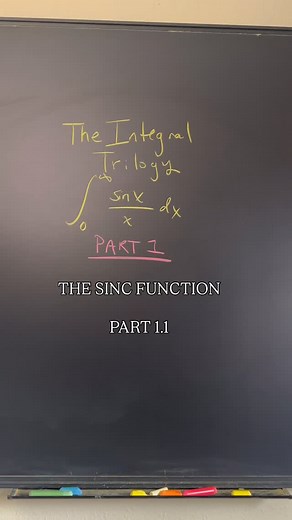 21K views · 345 reactions | Have you ever worked with the sinc function??? #mathematics #calculus #integrals #mathchallenge #mathstudent | Math Scribbles | Facebook