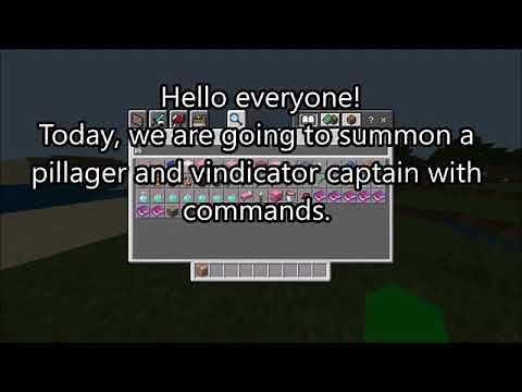 How to spawn pillager captain