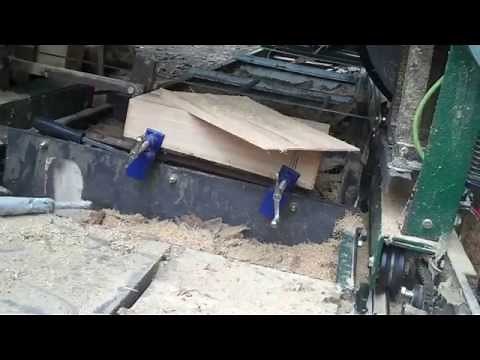 DIY bandsaw mill shingle jig