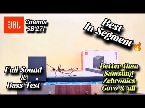 🔥 This ₹10K Soundbar DESTROYED Samsung, Sony & LG?! | JBL Cinema SB 271 Ultimate Sound Test! 😱