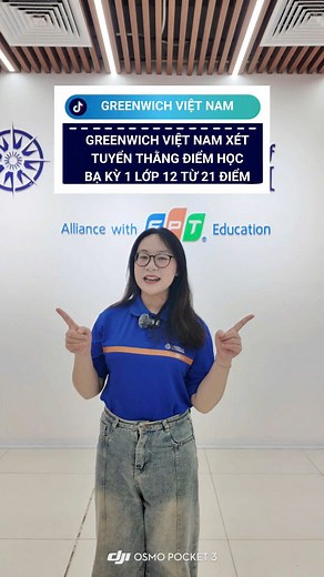 Tuyển thẳng vào Đại học Greenwich Việt Nam