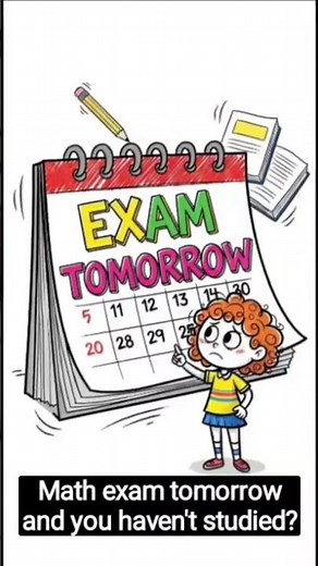 How to Study Maths One Day Before Exam #StudyTips #MathExam #StudyHacks #ExamPreparation
